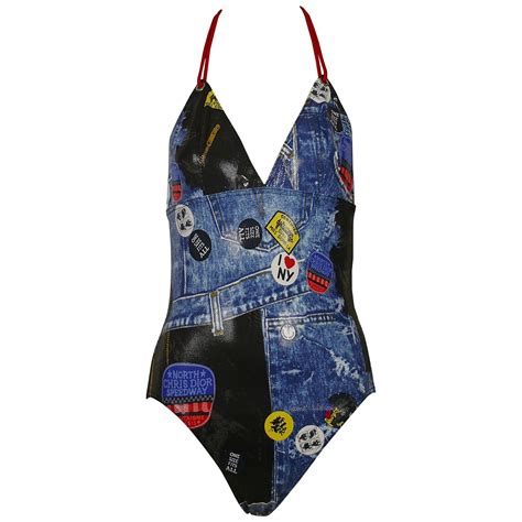 dior print bathing suit